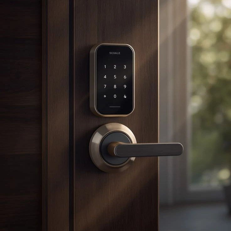 Einbau Smart Lock an einer Tür