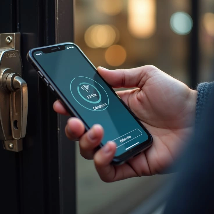 Smartphone App Steuerung für Türschloss